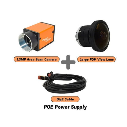 1.3MP UVSS Integration Area Scanning Under Vehicle Security inspection Camera with Large FOV Lens - Vision Datum