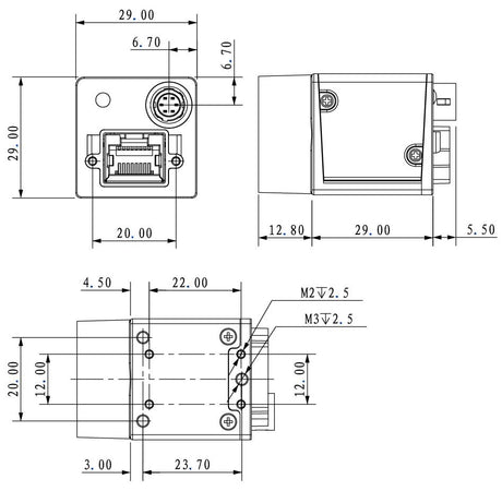 High Resolution 1.2MP 54FPS CMOS Camera - Vision Datum