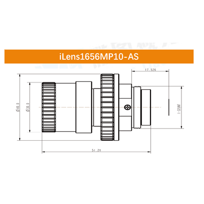 iCentral 2/3" 10MP C-Mount Anti-Shock Industrial Machine Vision Lenses