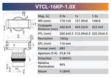 16k5μ V-mount Line Scan Lenses - Vision Datum