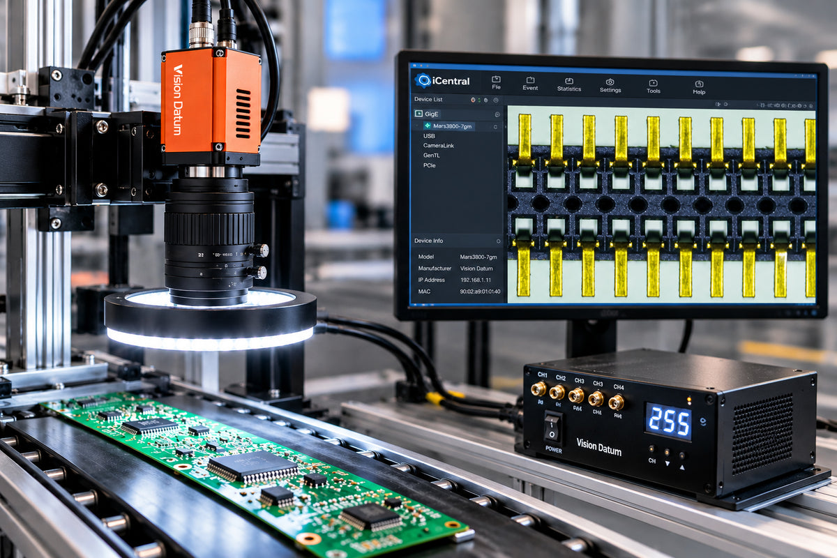 Industrial machine vision precision inspection system