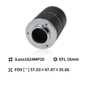 20MP C-mount 1.1" Aperture Industrial Camera Lens - Vision Datum