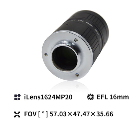 20MP C-mount 1.1" Aperture Industrial Camera Lens - Vision Datum