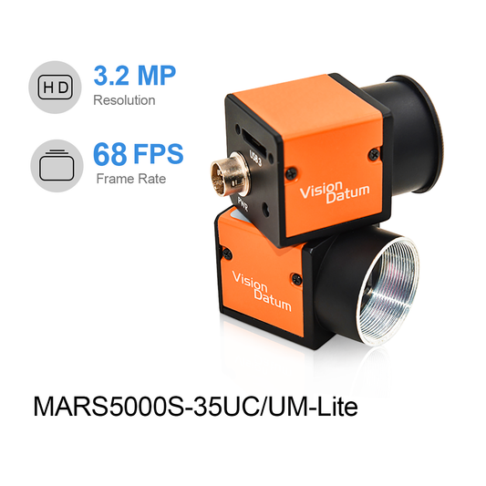 5MP 35fps USB3.0 IMX264 Flächenscan-Kamera 