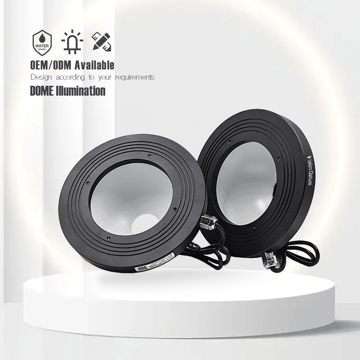 24V LED Machine Vision Dome Shape LED Lighting Illumination - Vision Datum