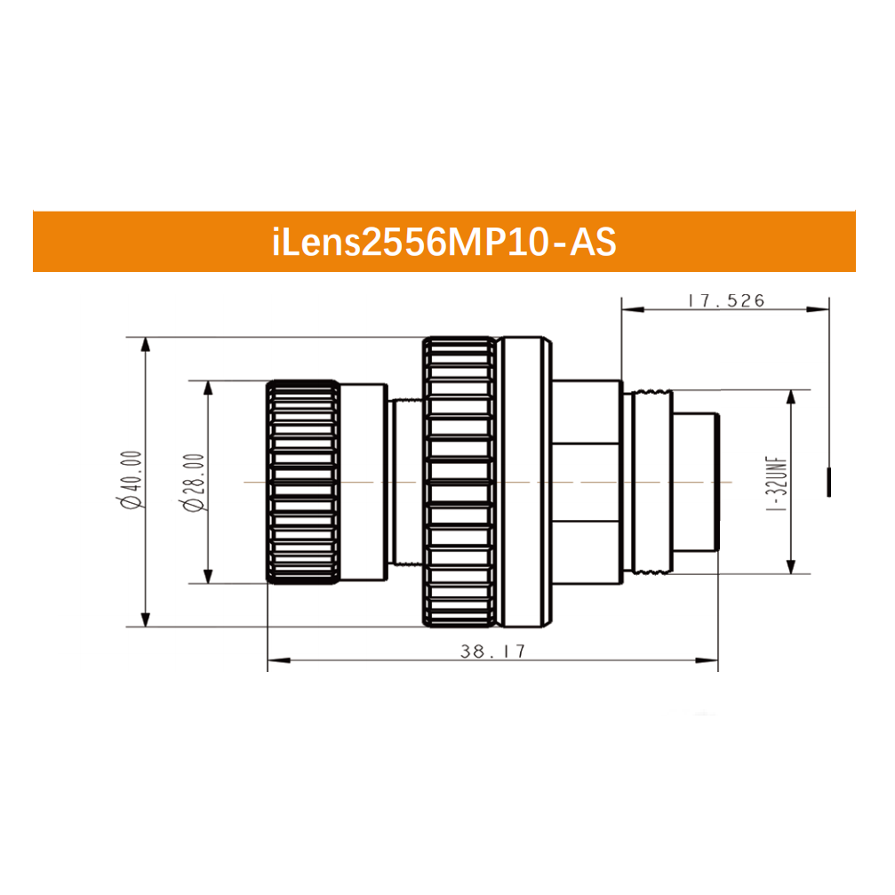 iCentral 2/3" 10MP C-Mount Anti-Shock Industrial Machine Vision Lenses