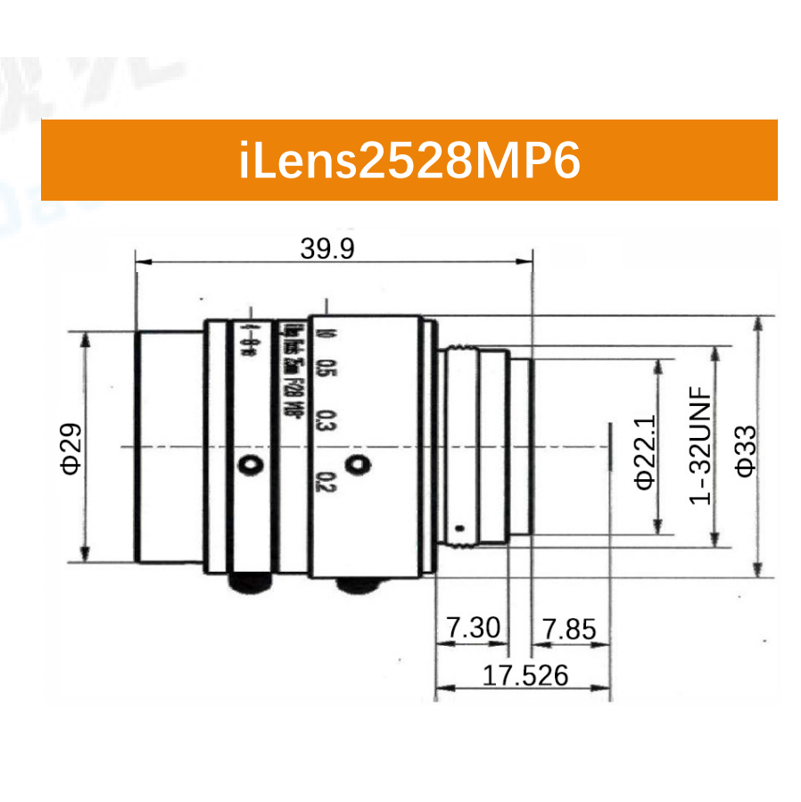 iCentral 1/1.8" 6MP C-Mount Low Distortion Industrial Machine Vision Lenses