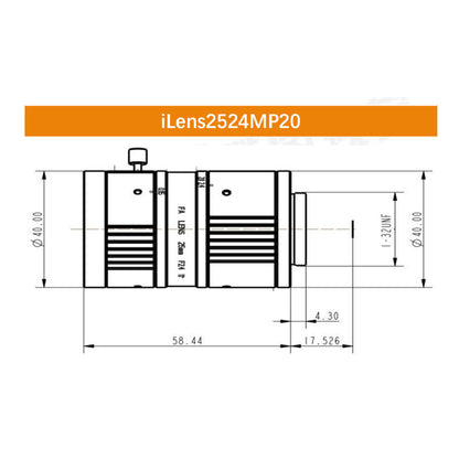 iCentral 1.1" 20MP C-Mount Industrial Machine Vision Lenses