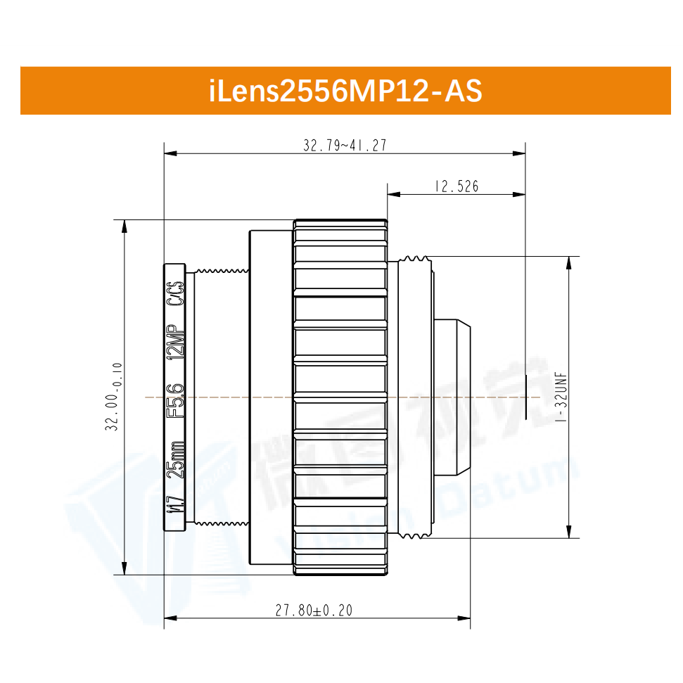 iCentral 1/1.7" 12MP C-Mount Anti-Shock Industrial Machine Vision Lenses