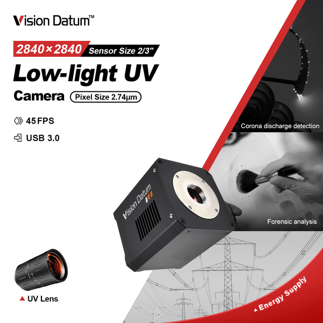 2840×2840 IMX487 90%@550nm QE USB3.0 Ultraviolet Camera iBX-UVU8S - Vision Datum