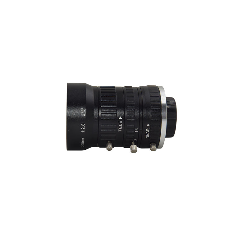 VT-LEM0281216i HR Adjustable 1/2'' C Mount Large Aperture Zoom Lens For Vision Inspection Quality Industrial Lens