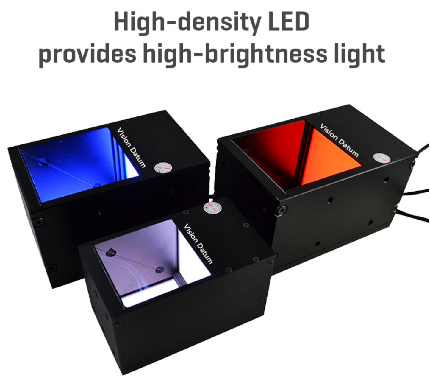 Hochpräzise 24-V-LED-Koaxialbeleuchtung aus optischem Glas 