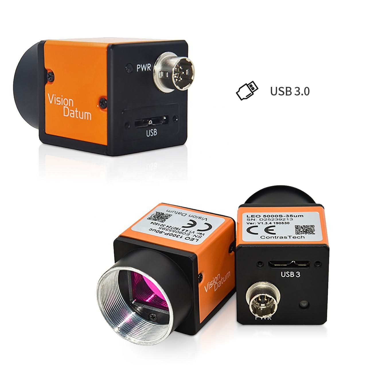 5MP 60FPS IMX264 High Resolution Camera Global Shutter