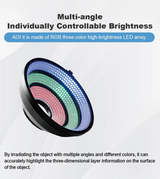 Multi-layer RGB Ring Illuminator for PCB AOI Inspection