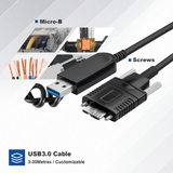 30meter High Flex USB3 Industrial Cable for Dynamic Environments - Vision Datum