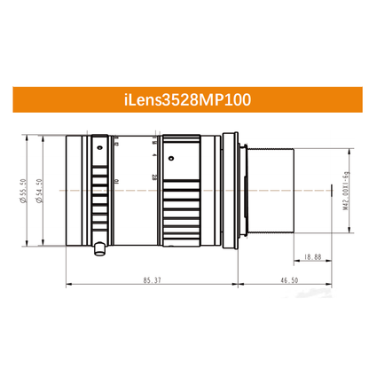 iCentral 100MP High-Definition F-Mount Industrial Machine Vision Lenses