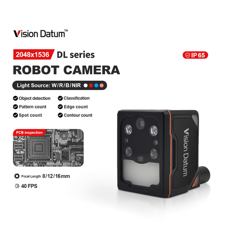 3MP 40FPS Pharmaceutical Track Deep Learning Smart Camera | VT-SM2-2048DL - Vision Datum