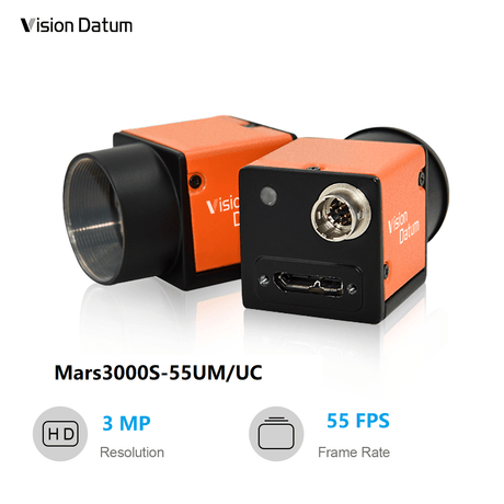 3MP 55fps USB3.0 IMX265 Area Scan Camera Mars3000S-55UM/UC - Vision Datum