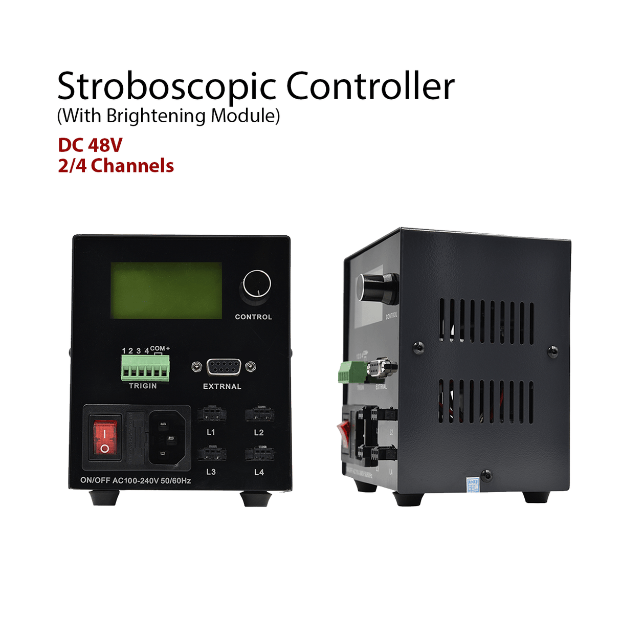 4-Channel Stroboscopic Controller with Brightening Module - Vision Datum