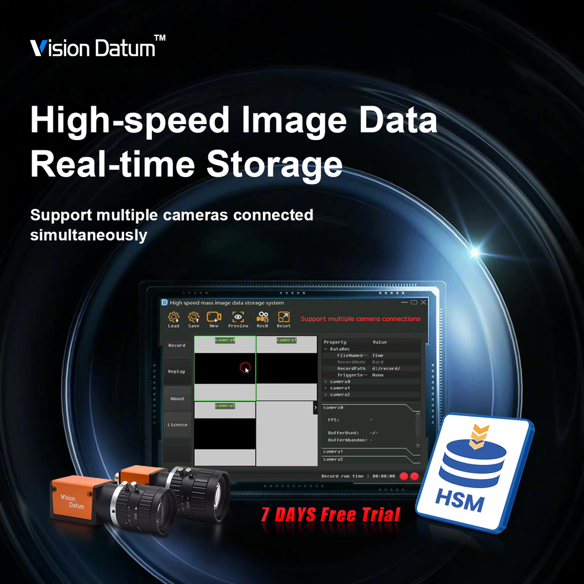 HSM Video Recording Software High-Speed Storage Master