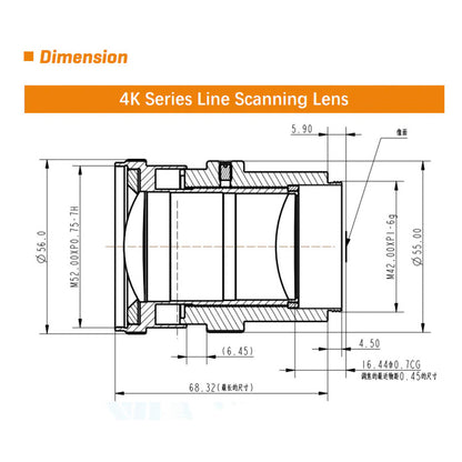 iCentral 4K Line Scan Lenses for Machine Vision