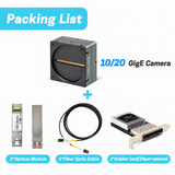 4096×4 RGB NIR line scan camera with 70kHz and 10GigE