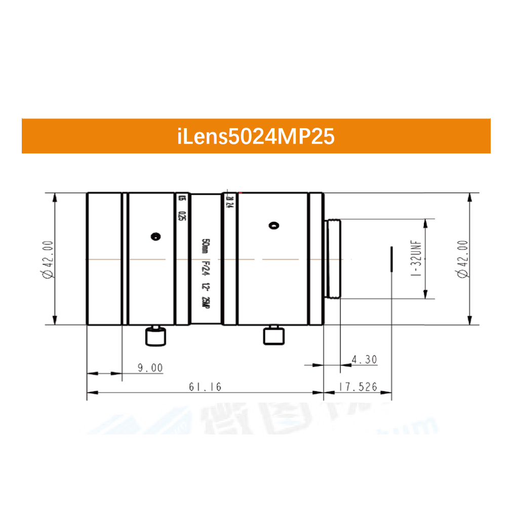 iCentral 1.2" 25MP C-Mount Low Distortion Industrial Machine Vision Lenses