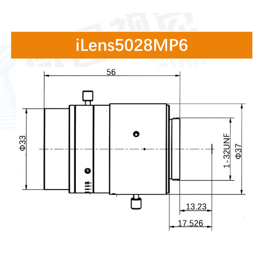 iCentral 1/1.8" 6MP C-Mount Low Distortion Industrial Machine Vision Lenses