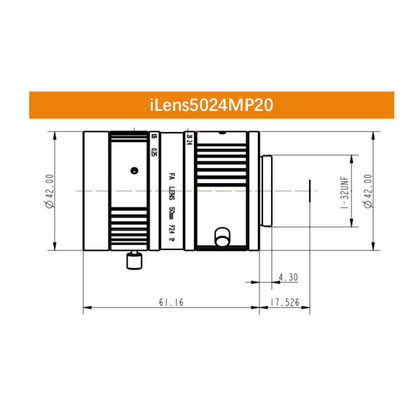 iCentral 1.1" 20MP C-Mount Industrial Machine Vision Lenses