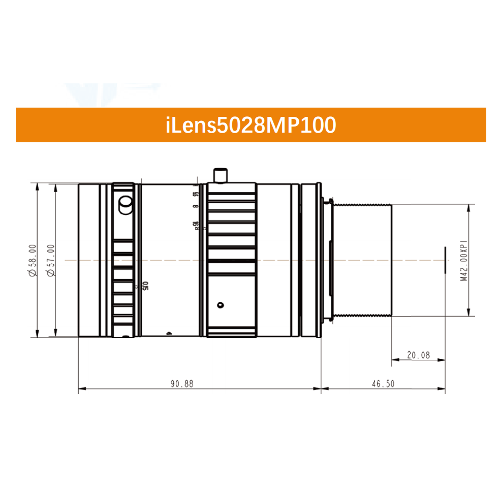 iCentral 100MP High-Definition F-Mount Industrial Machine Vision Lenses