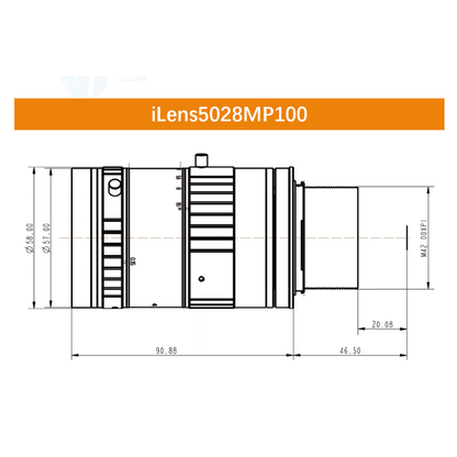 iCentral 100MP High-Definition F-Mount Industrial Machine Vision Lenses