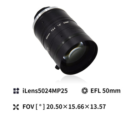 25MP C-mount 1.2" Aperture Industrial Camera Lens