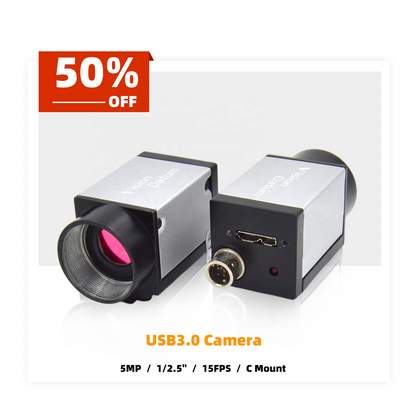 5MP Rolling Shtter CMOS USB3.0 High Speed Machine Vision Camera