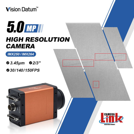 5MP IMX250 140FPS CameraLink Global Shutter Area Scan Camera - Vision Datum