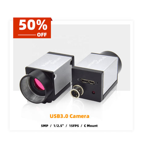 5MP Rolling Shtter CMOS USB3.0 High Speed Machine Vision Camera - Vision Datum