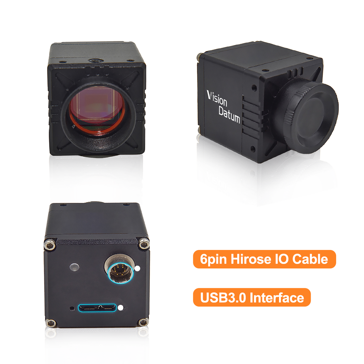 60fps NIR camera for material sorting and industrial inspection