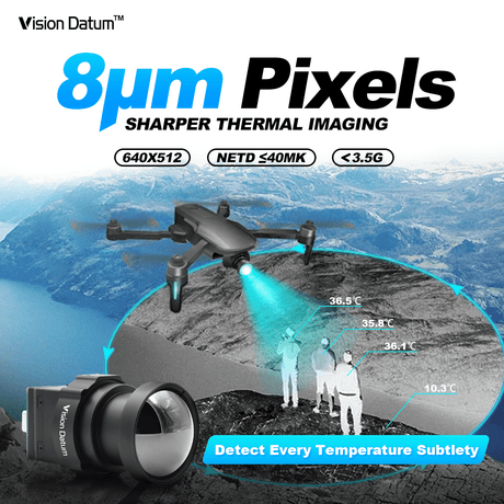 640×512 8μm USB4pin LVCMOS LWIR Drone Camera iVaster640LW-P8 - Vision Datum