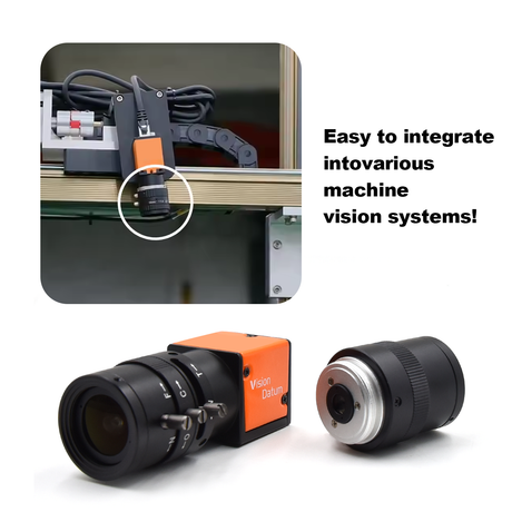 10-60mm 2MP 2/3"  C-Mount Manual Zoom Lenses VT-LEM1060MP2 - Vision Datum