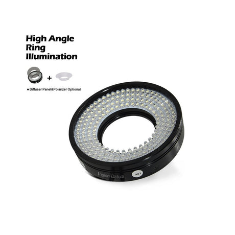 70 Degree High Angle Ring Illumination 24V High Density LED Arrays for Lead Frame Inspection - Vision Datum