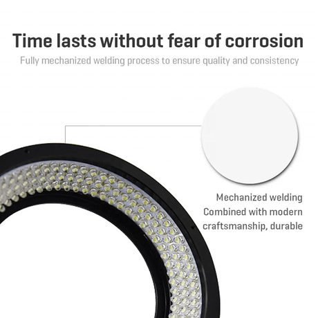 70 Degree High Angle Ring Illumination 24V High Density LED Arrays for Lead Frame Inspection - Vision Datum