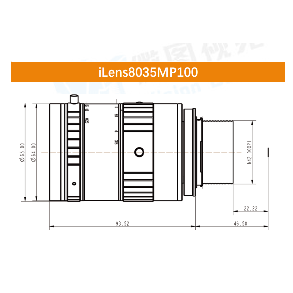 iCentral 100MP High-Definition F-Mount Industrial Machine Vision Lenses