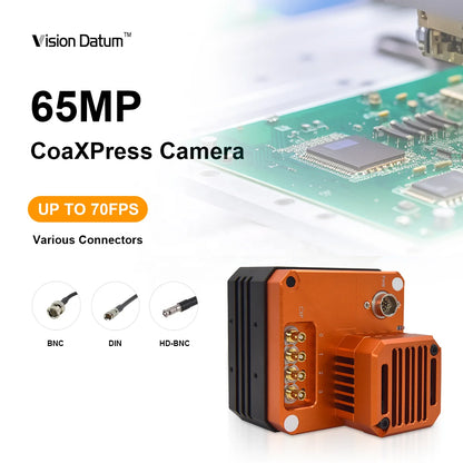 Камера Gpixel GMAX3265 CoaXpress с высоким разрешением 65MP 71FPS для проверки печатных плат