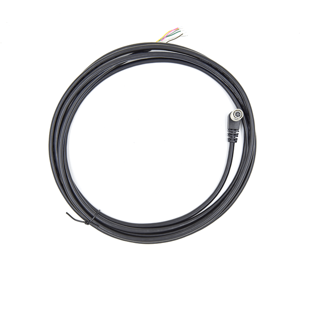 90 Degrees Hirose 6-Pin I/O Cable Open End - Vision Datum