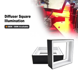 Four-side Uniform Shadowless Square Light  With Diffuser Panel