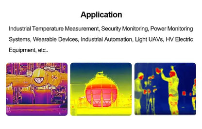 Heißer Verkauf Berserk 8-14um 0,3 MP LWIR Infrarot Kamera für Wärme Hitzdraht Detektor Nachtsicht Gerät Temperatur Messung 