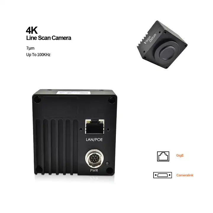 Камера линейного сканирования 4K 120 кГц 7 мкм с креплением M42 CameraLink 