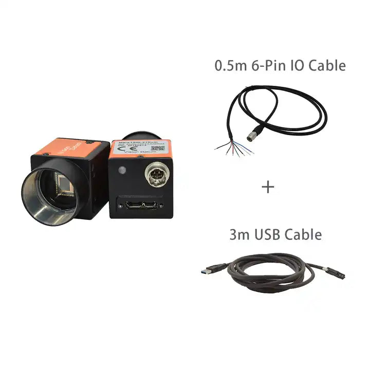 Manufacture sales 6pin connector to open vision data IO Hirose Cable For Area Scan Camera