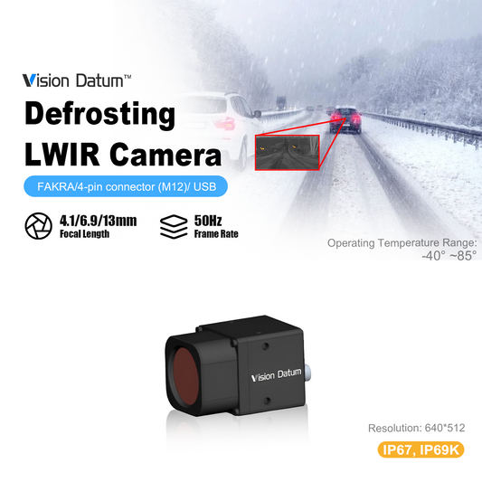 IP67 Defrost 640x512 50Hz Defrosting LWIR Thermal Camera