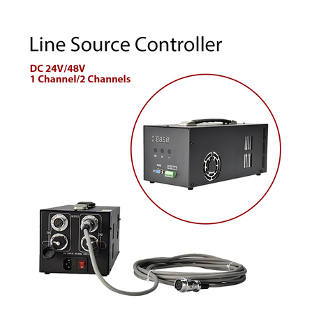 24V 300W 1 Channel Constant Voltage Line Light Controller VT-LT3-24300PWLI-1 - Vision Datum