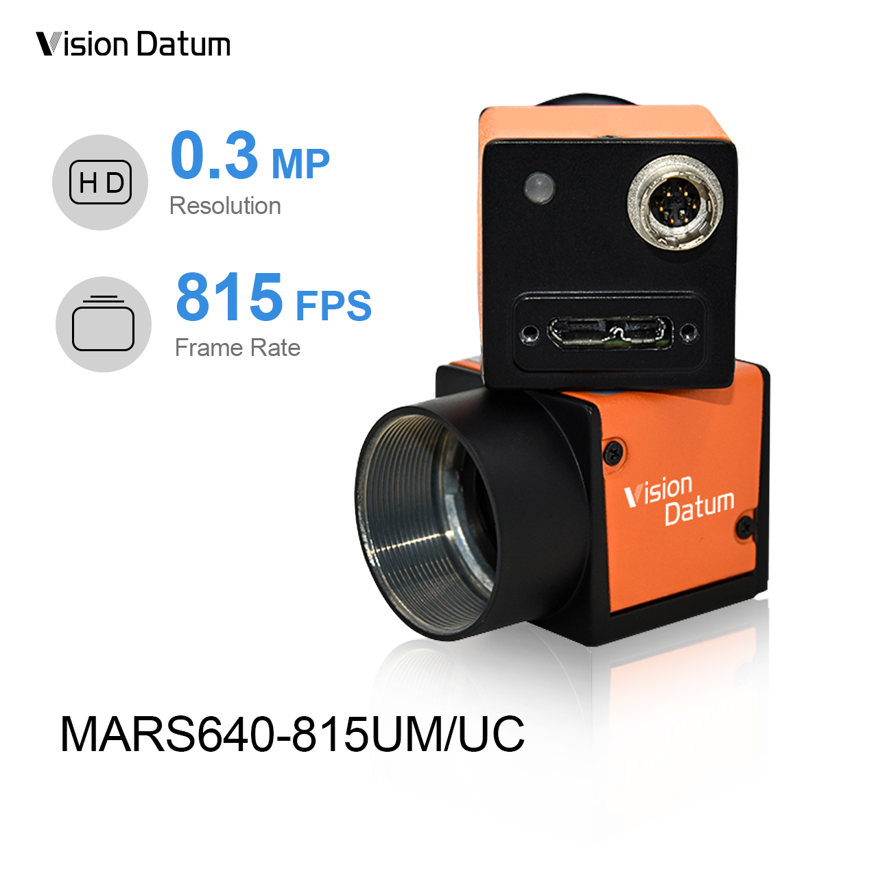 Высокоскоростная камера PYTHON300, 815 кадров в секунду, 0,3 МП, 1/4 дюйма, USB3.0, для машинного зрения 
